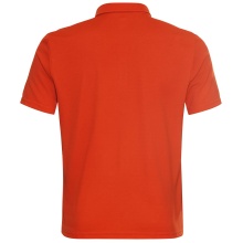 Odlo Hiking/Leisure Polo Cardada (100% Polyester, high wearing comfort) orange-red Men